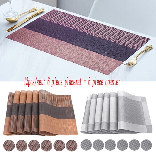 Set 6pcs placemats - &,