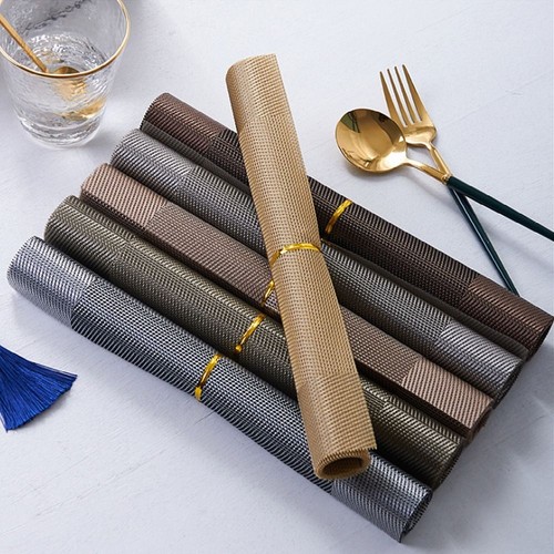 Pvc placemats rectangle table - rectangle,