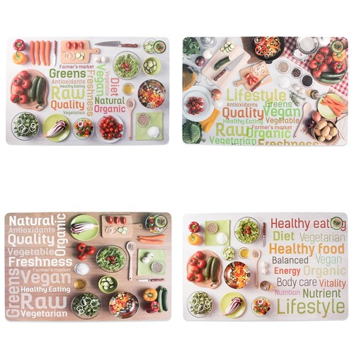 Set vegetable placemats - 4,