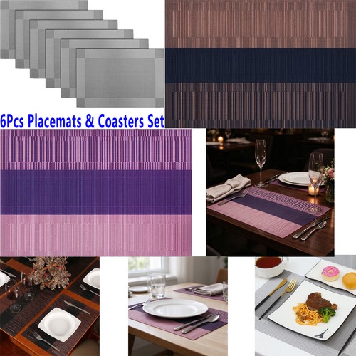 6pcs table placemats - 6pcs, &