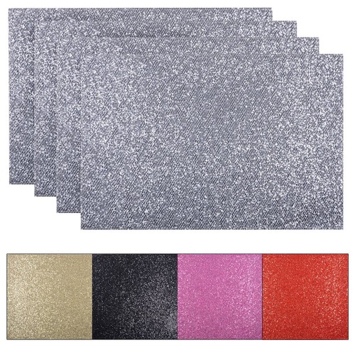 Set placemats glitter - set,