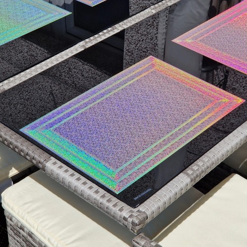 Place mats set pvc - place, of