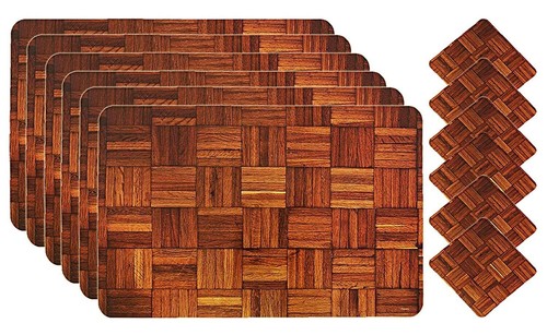 Wooden design pvc piece - wooden,