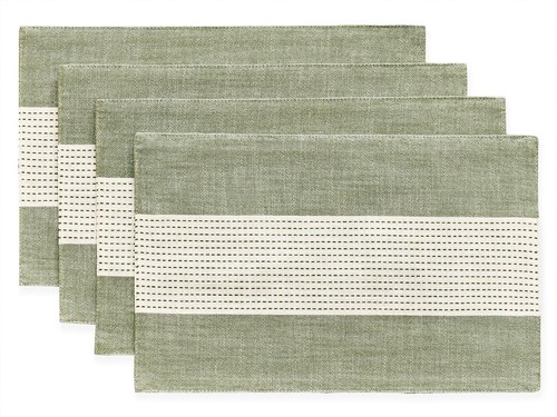 Cotton linen placemats - placemats, 30