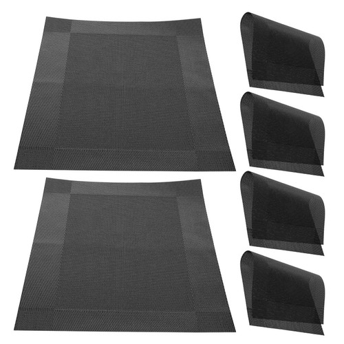 6pcs pvc table placemats - pvc,