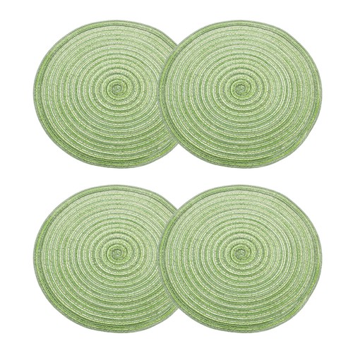 4pcs round braided - round,