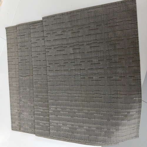 Set grey woven - 4, placemats