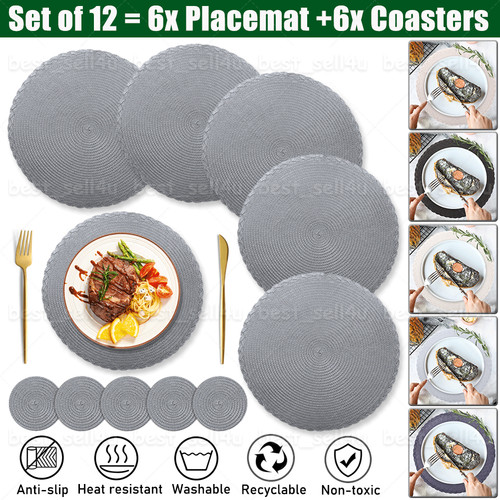 Set 6pcs placemats - set, &