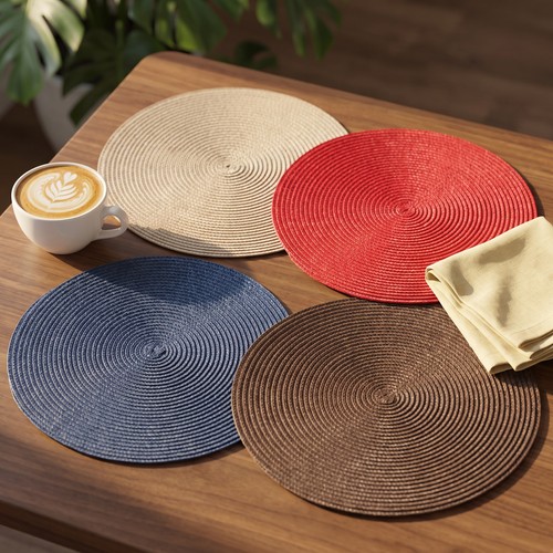 Round woven pcs - 4/6,