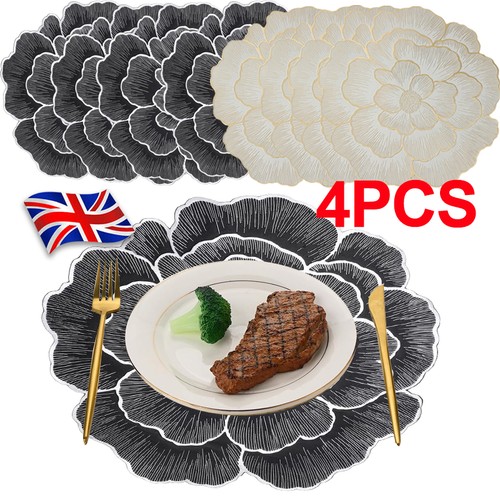4pcs luxury flower table - luxury, decor