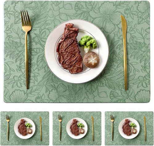 Placemats set non slip - of, non-slip