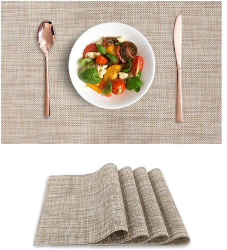 Woven placemats set - of, 8