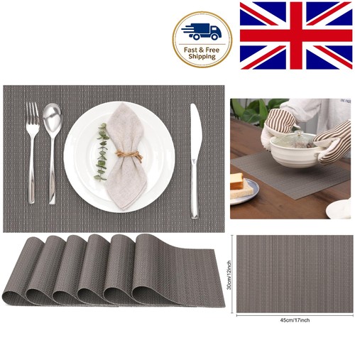 Table mats placemats set 6 - placemats,